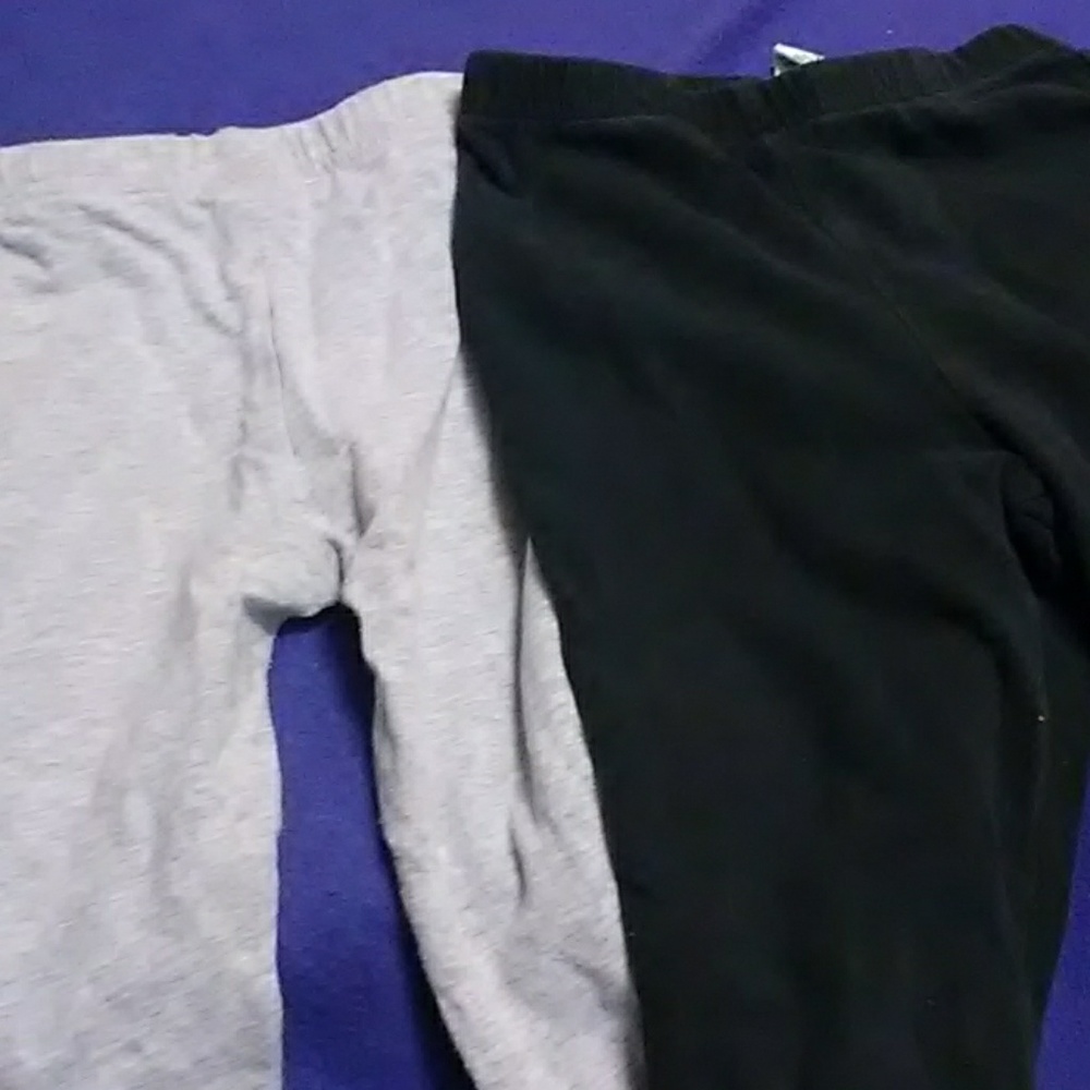 2 pair of toddler girl pants/tights
